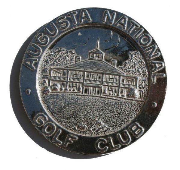 1949 Masters Runnerup Medal presented to Lloyd Mangrum With LETTER From Family