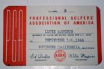 Lloyd Mangrums 1946 PGA Card Winner, 1946 U.S. Open