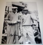 Byron Nelson Signed 11 x 14 Photo. COA from JSA. (James Spence Authentication).