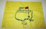 Masters Signed Flags Lot of 4 Flags - Adam Scott, Davis Love, Justin Leonard, Chris Dimarco. COA from JSA. (James Spence Authentication).