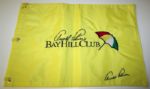 Arnold Palmer signed Bay Hill Flag. COA from JSA. (James Spence Authentication).
