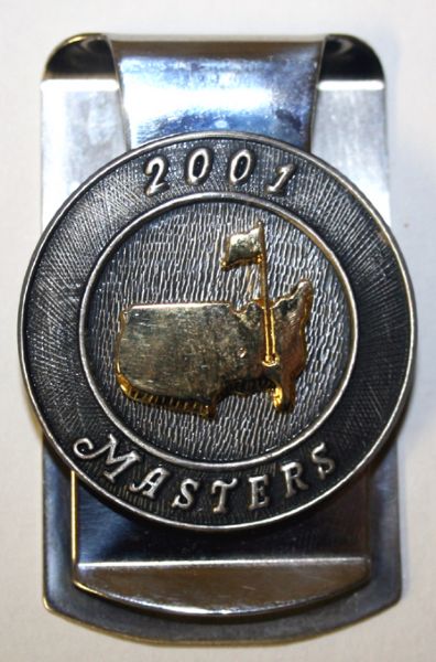 2001 Masters Money Clip TIGER WOODS WINS!