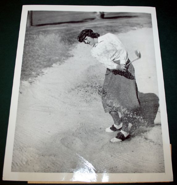 Babe Zaharias Wire Photo 1/8/1951