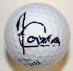 Angel Cabrera Signed Golf Ball #1 COA from JSA. (James Spence Authentication).