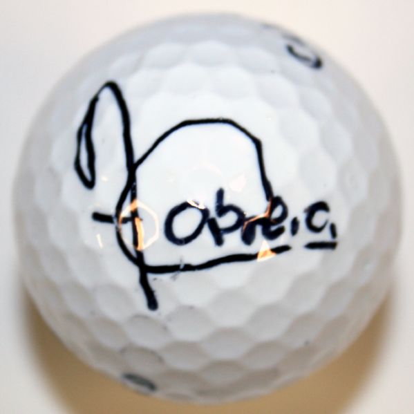 Angel Cabrera Signed Golf Ball #2 COA from JSA. (James Spence Authentication).