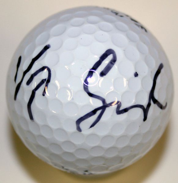 Vijay Singh Signed Golf Ball COA from JSA. (James Spence Authentication).