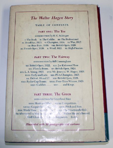 1956 Book - The Walter Hagen Story.