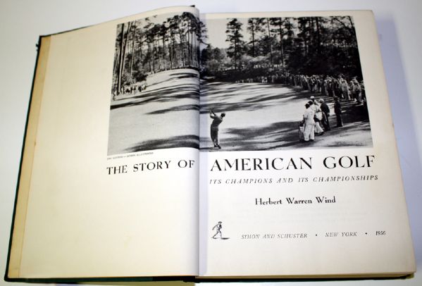 Book - The Story of american Golf By Herbert Warren Wind.