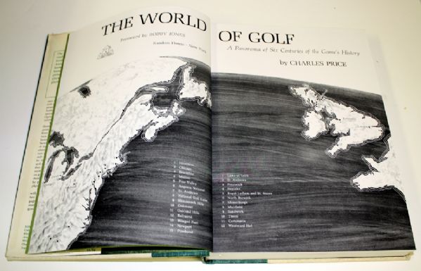 The World of Golf - Book By Charles Price