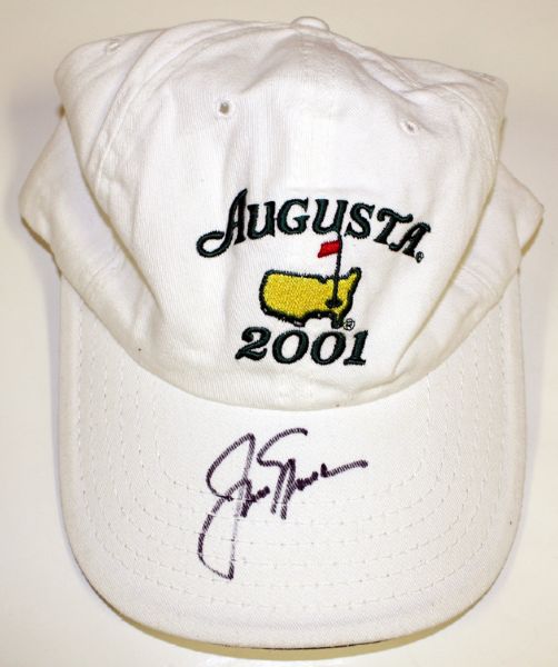 Jack Nicklaus Signed 2001 Masters Hat JSA LOA Included