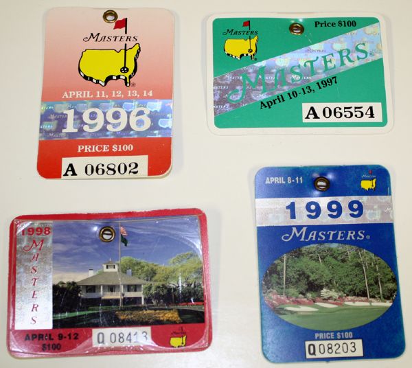 Lot of 33 Masters Badges 1974 - 2007