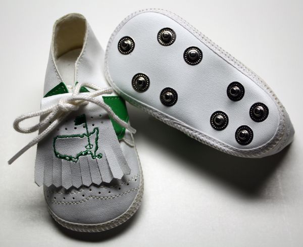 Babies first Masters logoed golf shoes Spikes
