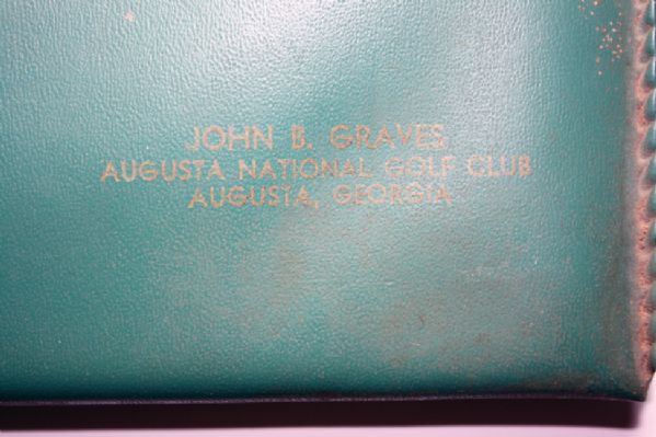 Masters 1960 Players and VIP gift presented to course superintendent John Graves