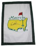 2010 Masters NEW Undated Flag Signed by Arnold Palmer
