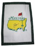 2010 Masters NEW Undated Flag Signed by Jack Nicklaus