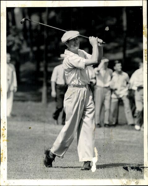 Byron Nelson Wire photo Winning Pga  Beating Snead 1 UP