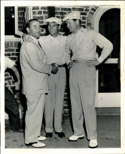 Ben Hogan Wire Photo Sarazen and Nelson Big Three! 7/15/1941