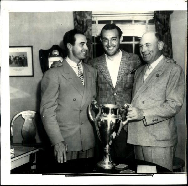 Sam Snead Wire Photo Trophy Inverness 3/30/1938