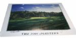 2001 Masters Poster with 27 Champions autographs including Nelson, Watson,Palmer, Nicklaus  JSA COA