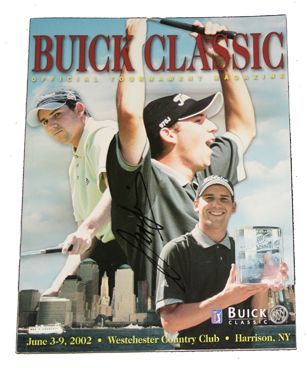 Sergio Garcia Autographed Buick Classic Program  JSA COA 