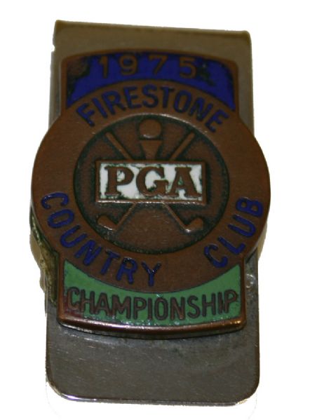 1975 PGA Championship Contestants Money Clip-Nicklaus' 14th Major Win