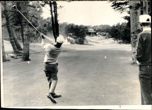 Ben Hogan as a special invitation at the Olympic Club. Wire Photo - 6/10/1966