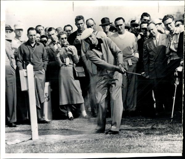 Ben Hogan at Pro-Amateur Tournament. Wire Photo - 1/6/1956
