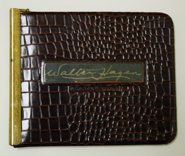 Walter Hagen's Personal Leather Management Billfold