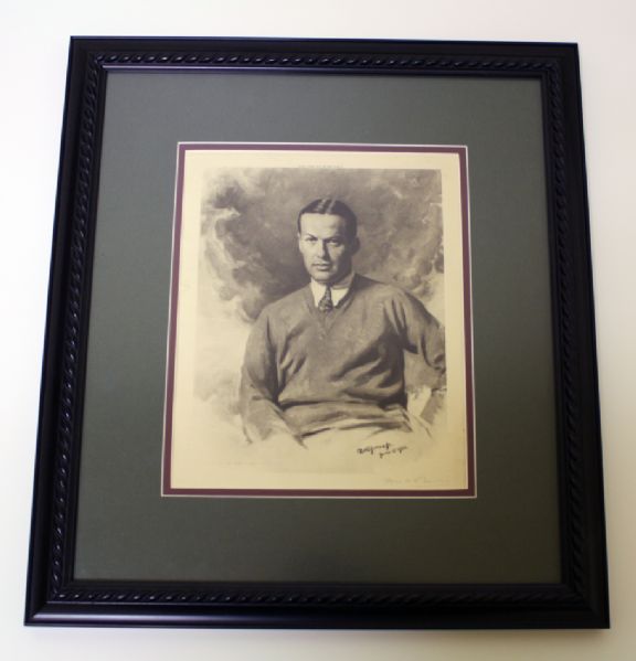 Bobby Jones Print Signed In Pencil by  Reknowned Artist  John A.A. Berrie