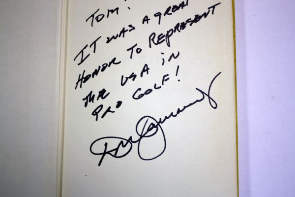 Lot of 4 signed books - Buried Lies, How to play golf with an effortless swing, Chi Chi's secrets of power golf, Play like the Devil