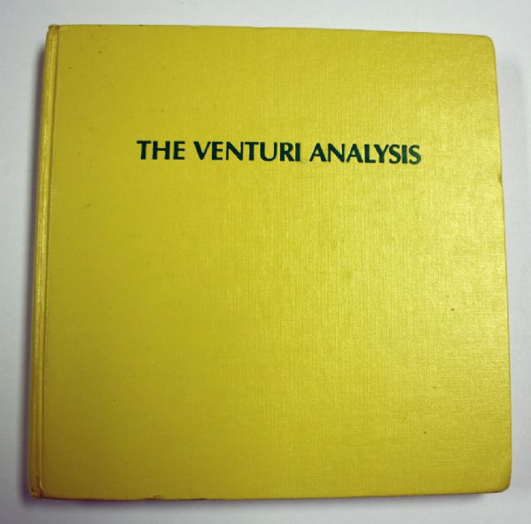 Lot of 2 books and letter - The Venturi Analysis x2, Letter signed by Ken Venturi