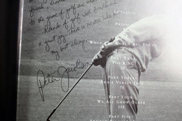 Lots of 4 Signed books - Arnold Palmer a personal journey, The lessions I've learned, Pigeons Marks Hustlers, Faldo