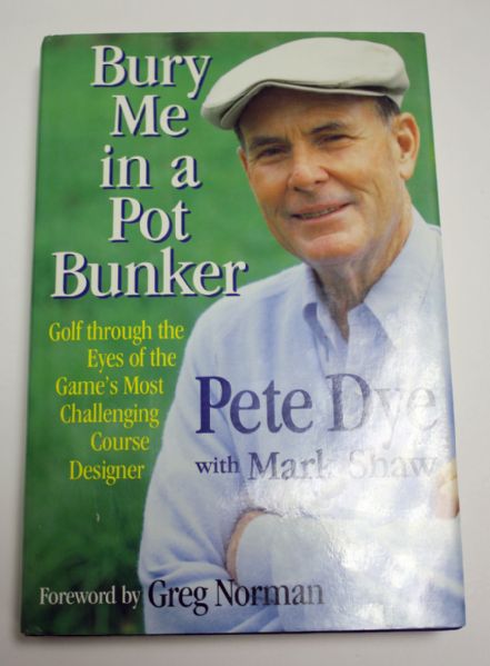 Lot of 4 signed books - Bury me in a Pot Bunker x 3, Shape your swing the modern way.