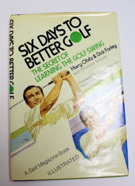 Lot of 2 signed books - Six days to better Golf, How to find your perfect golf swing.