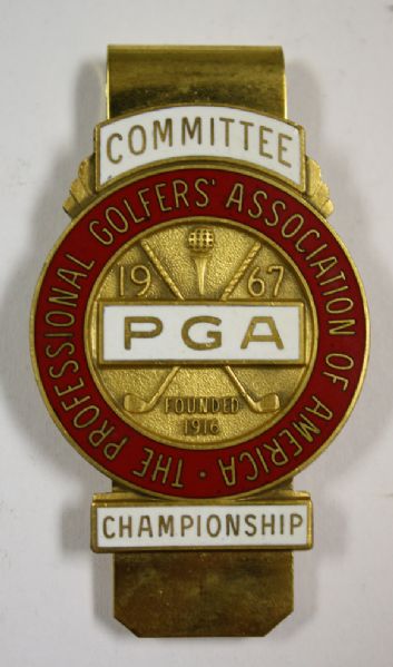 1967 PGA Championship committee Money Clip Columbine CC