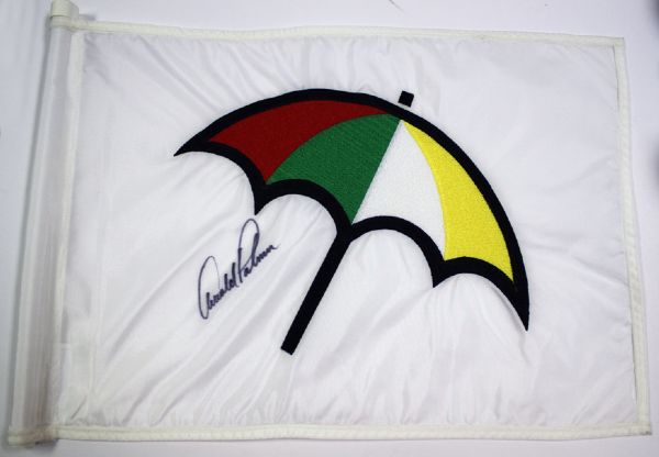 Arnold Palmer signed Latrobe CC flag