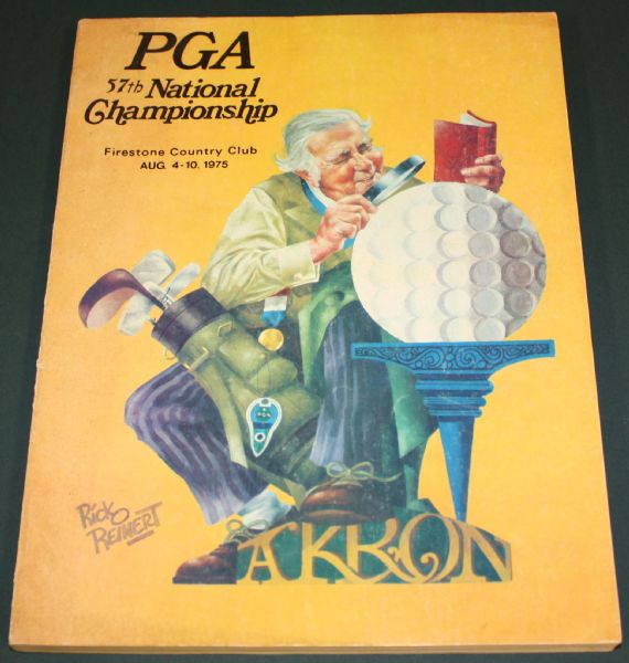 1975 PGA Program - Nicklaus Victory
