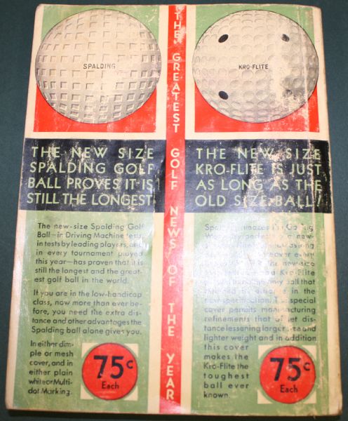 Spalding's 1931 'How To Play Golf'