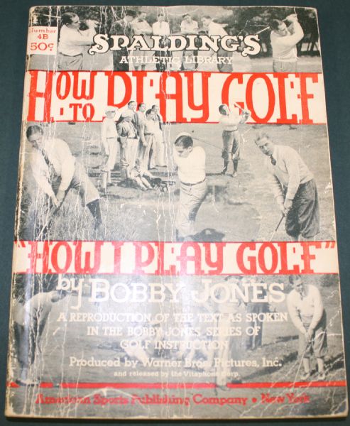 Spalding's How I Play Golf' by Bobby Jones