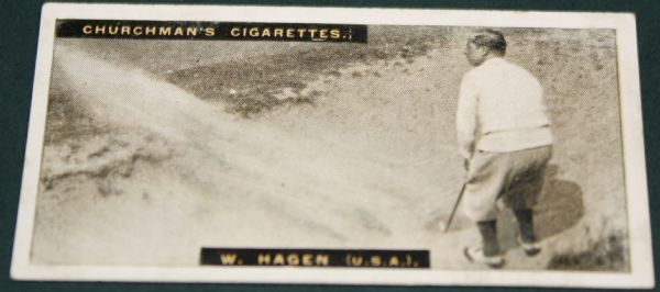 1927 Churchman 'Famous Golfers' - Walter Hagen