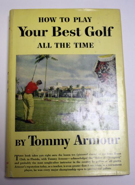 Lot of 4 signed books - A Fairway to heaven, How to play your best golf all the time, The Natural way to better golf, Superstars of golf.