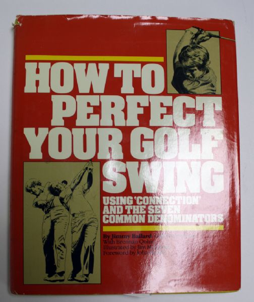 Lot of 5 signed Books - John Redman's Essentials of the golf swing, Perfect your golf swing, Play lower handicap golf, The short way to lower scoring, Golf has never failed me.