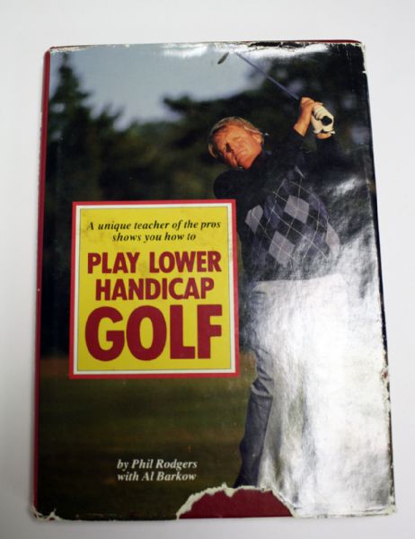 Lot of 5 signed Books - John Redman's Essentials of the golf swing, Perfect your golf swing, Play lower handicap golf, The short way to lower scoring, Golf has never failed me.