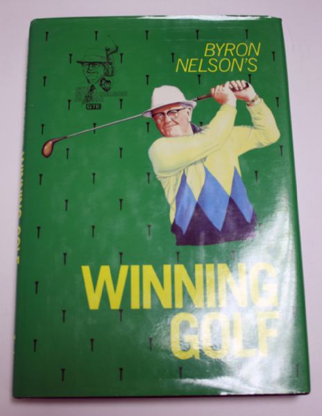 Lot of 4 signed books - Jack Nicklaus My story, Byron Nelson's Winning Golf, The short way to lower scoring, Playing with the pros