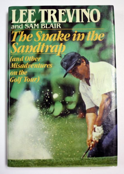 Lot of 3 signed Lee Trevino books - Super Mex, The snake in the sandtrap, The feeling of greatness