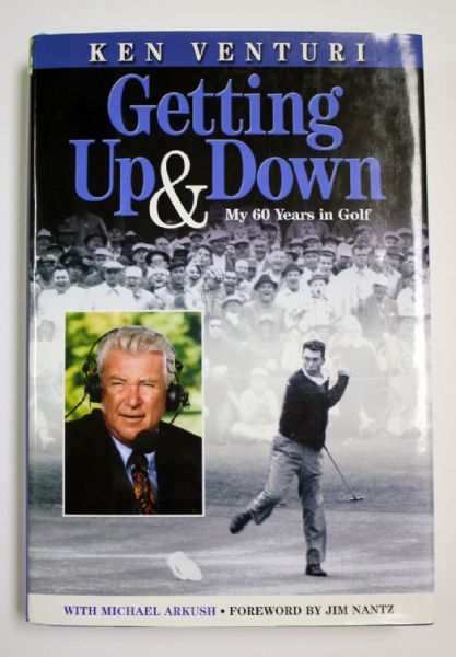 Lot of 3 signed books - A Feel for the game, Getting up & down, Golf power in motion