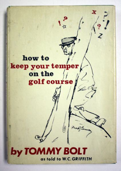 Lot of 4 signed books - How to keep your temper on the golf course, Payne Stewart, The Bogey Man, My game and yours.
