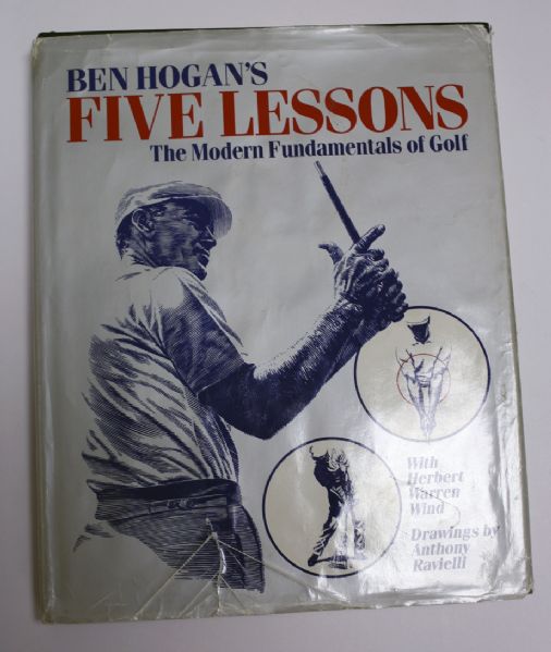 Lot of 3 signed books - Ben Hogan's Five Lessons