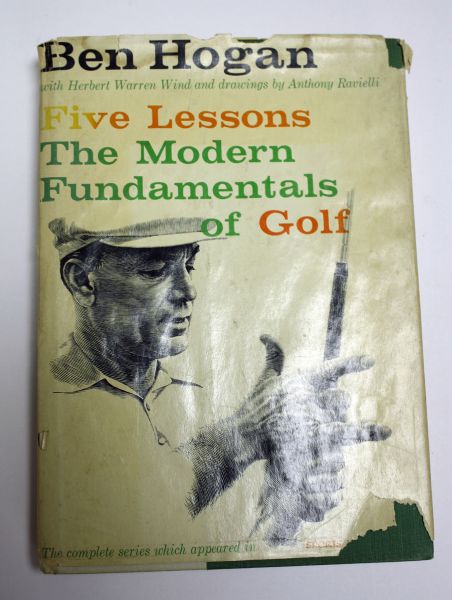 Lot of 3 signed books - Ben Hogan's Five Lessons