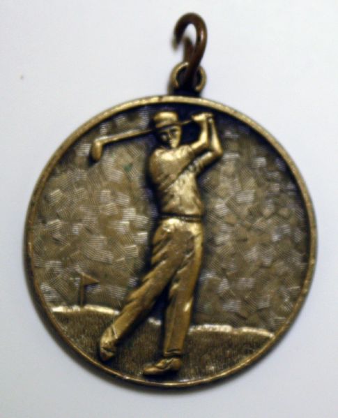 Golf Medal with Patriot Inv 4th Place 1977 on back
